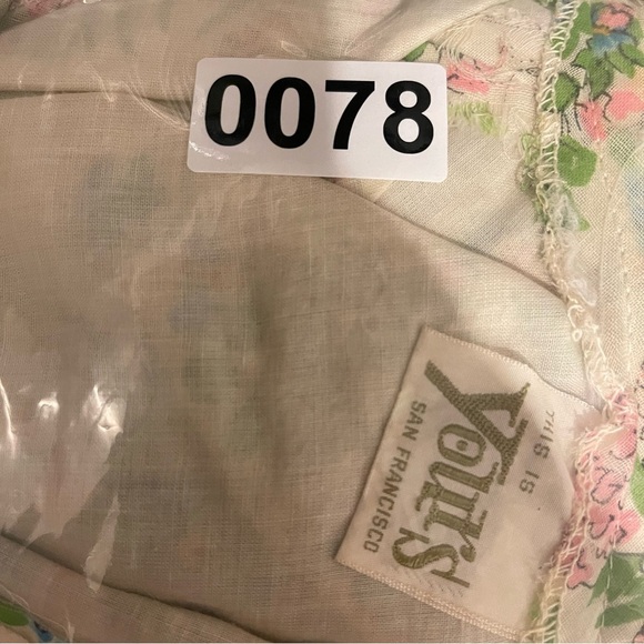 Vtg 70s This Is Yours Women’s XS Prairie Dress Gunne Style Floral Renaissance - Picture 11 of 11